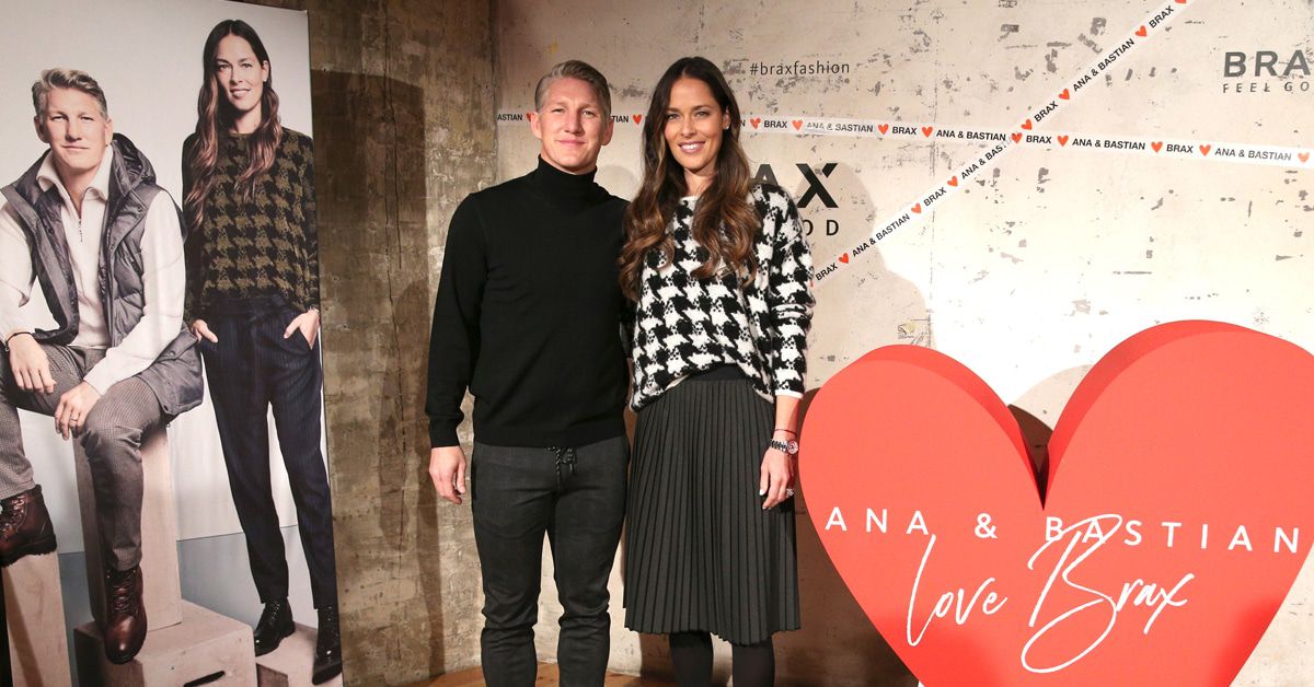 Ana und Bastian Schweinsteiger präsentieren ihre Modekollektion