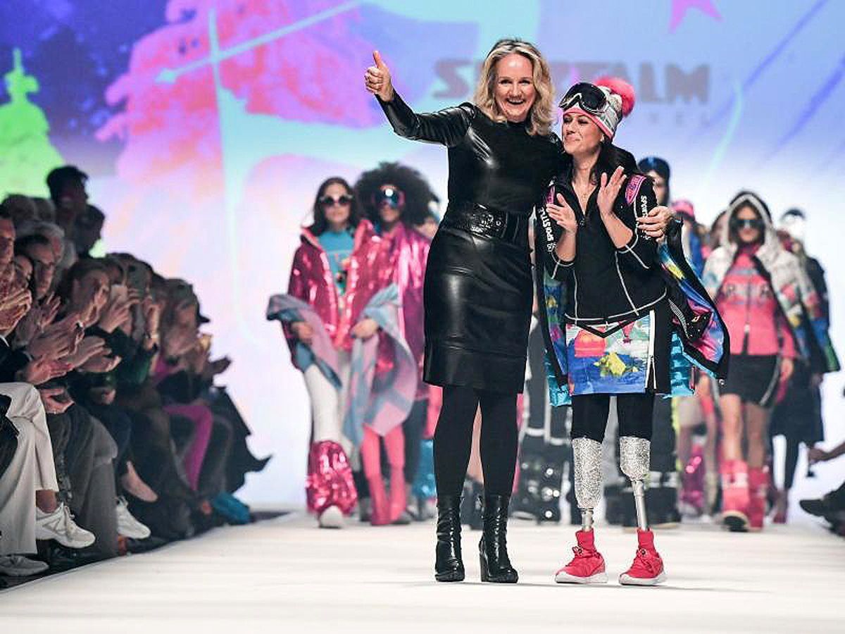 Giusy Versace mit glamouröser Prothese in Berlin