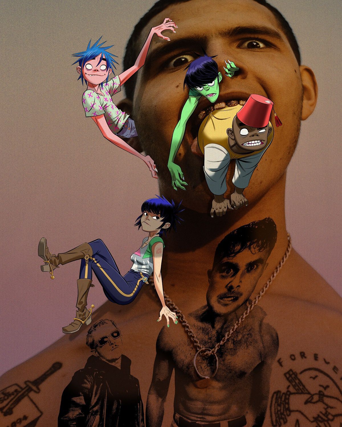 Gorillaz kommen mit neuer Cartoon-Serie "Song Machine"