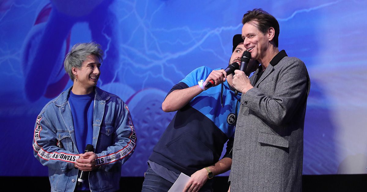 Video: Jim Carrey und Julien Bam auf dem blauen Teppich
