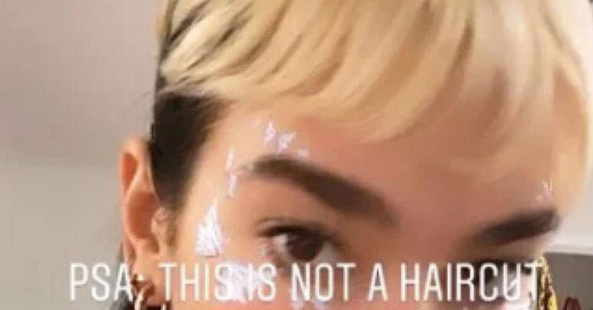 Dua Lipa war zu diesem grausamen Ponylook gezwungen