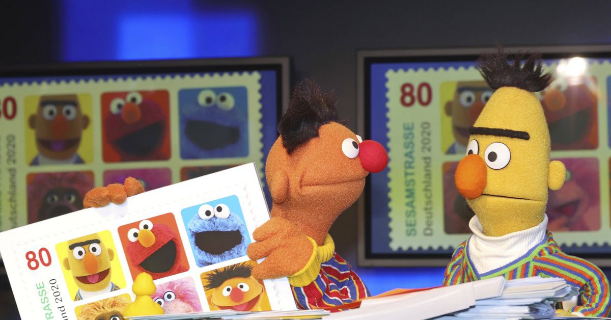 Sesamstraße: Sonderbriefmarke mit Ernie, Bert und Co.