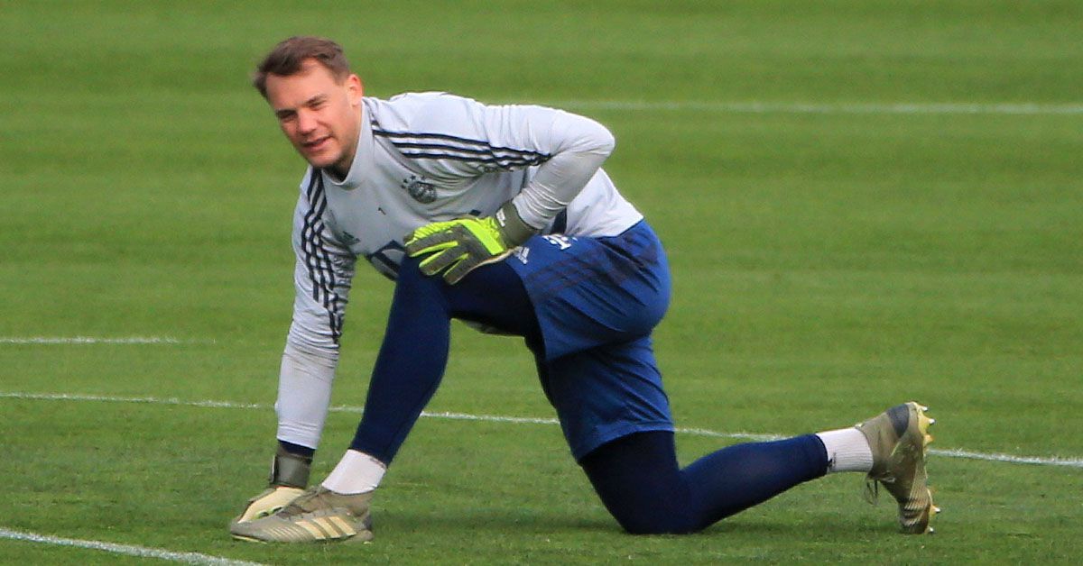 Manuel Neuer lacht