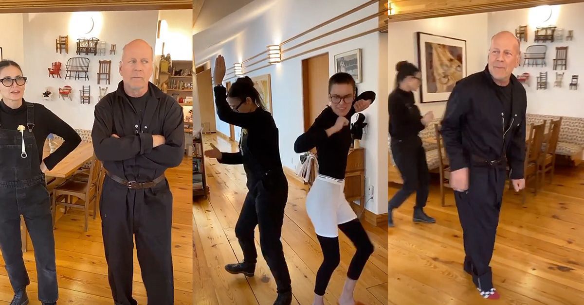 Bruce Willis und Demi Moore tanzen durch die Isolation