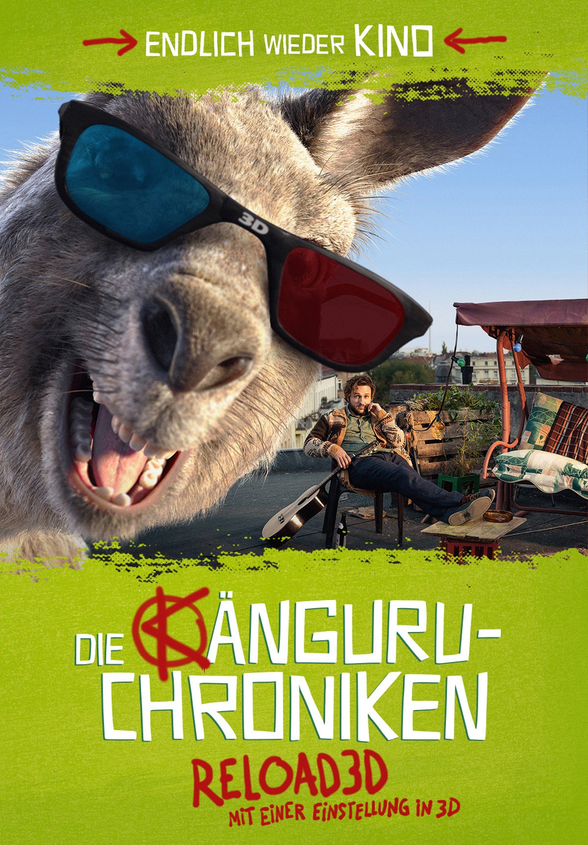 "Die Känguru-Chroniken" wieder da: Zuschauer sollen 3D-Brille mitbringen