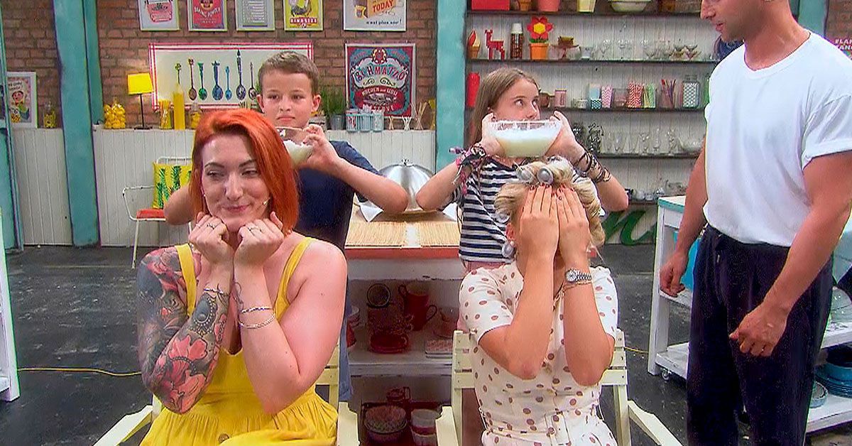 Evelyn Burdecki wird Opfer von frechen Kindern und einer Eischneedusche