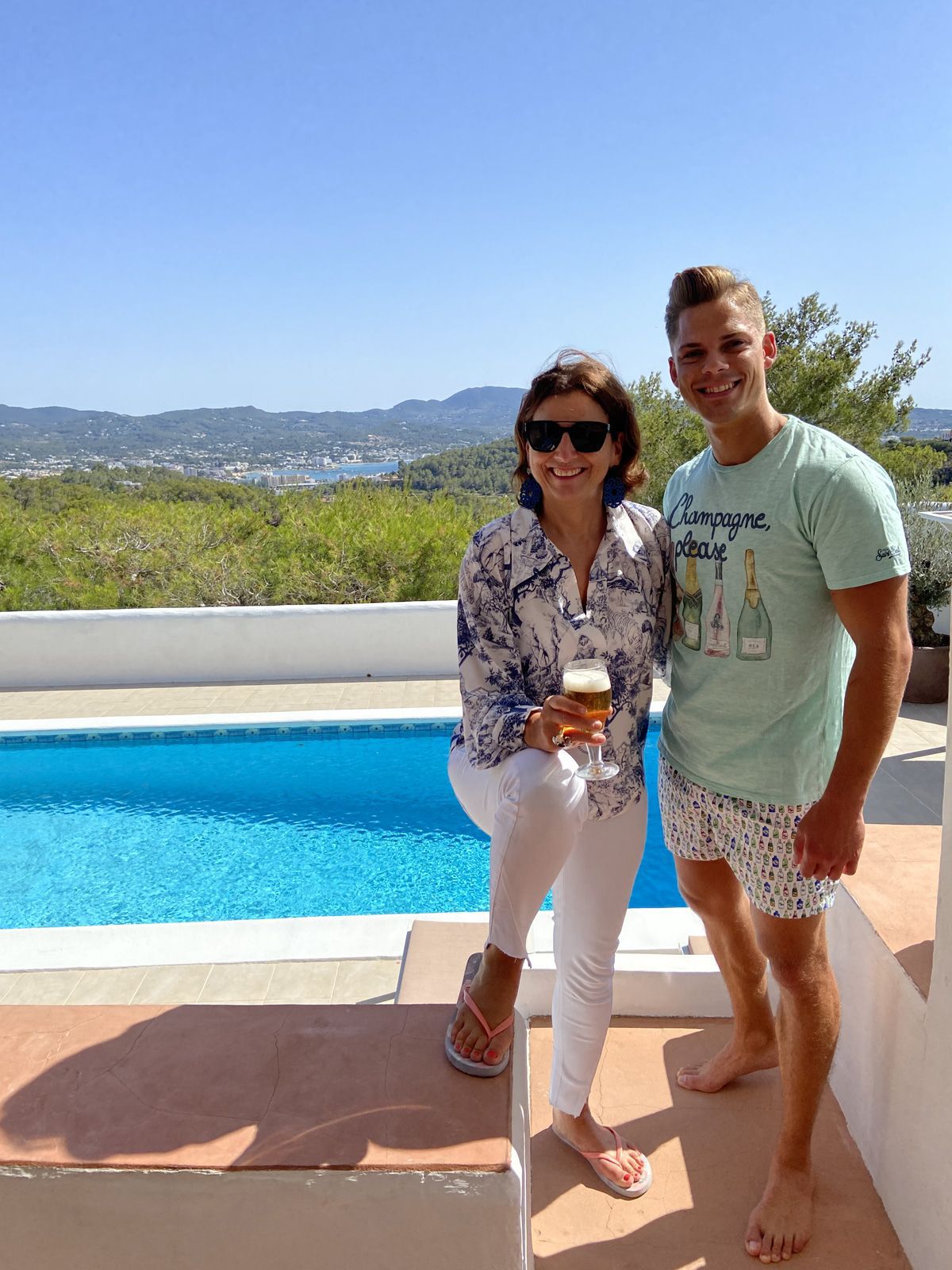 Claudia Obert und Cedric Beidinger auf Ibiza: "Wie im Himmel"