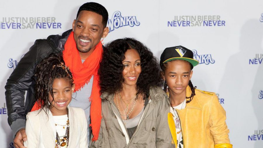 Will Smith und Jada Pinkett Smith mit den gemeinsamen Kindern Jaden und Willow (ncz/spot)