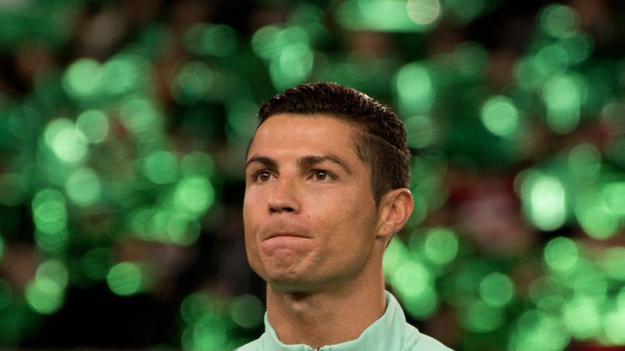 Cristiano Ronaldo steht eigentlich auf mächtig viel Gel in den Haaren (dr/spot)