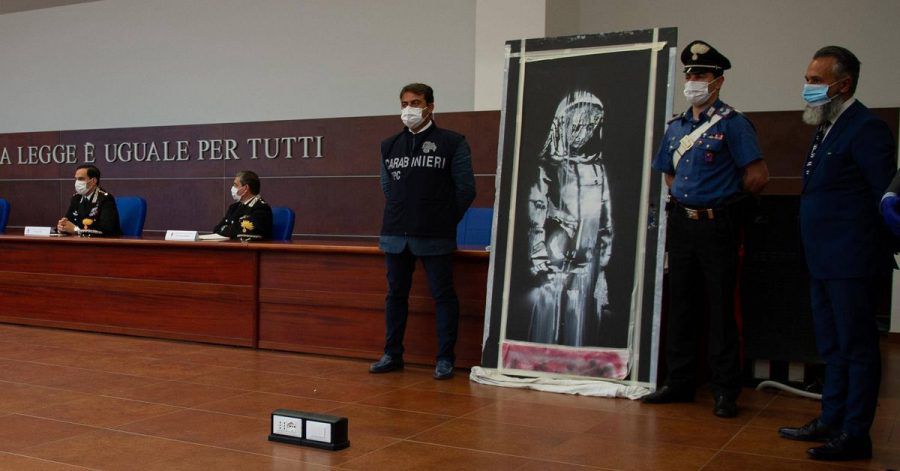 Italien gibt geklaute Banksy-Tür zurück