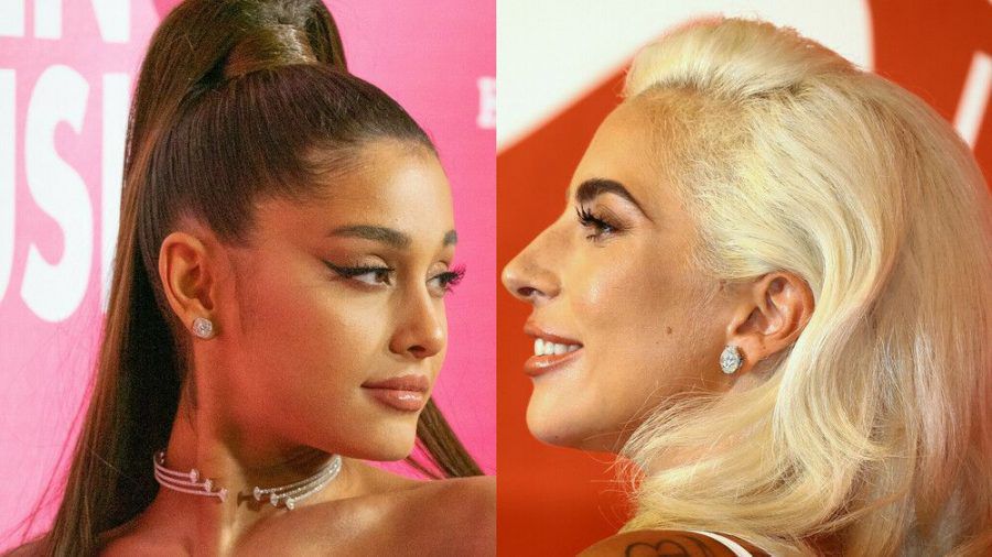 Ariana Grande (l.) und Lady Gaga sind 2020 die Favoritinnen auf die MTV VMAs (wue/spot)