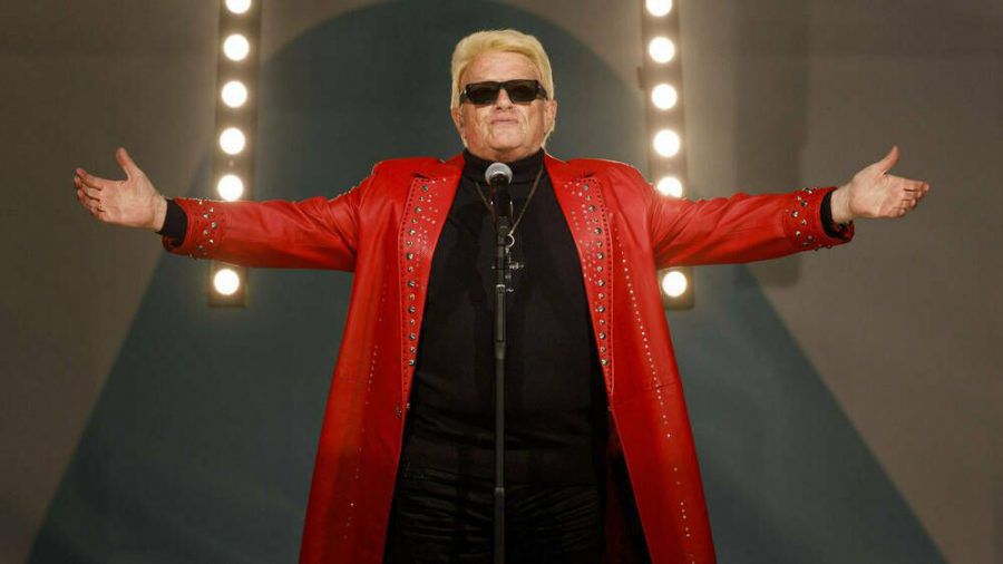 Heino im Mai, während eines Auftritts in einem Autokino in Bonn (wue/spot)