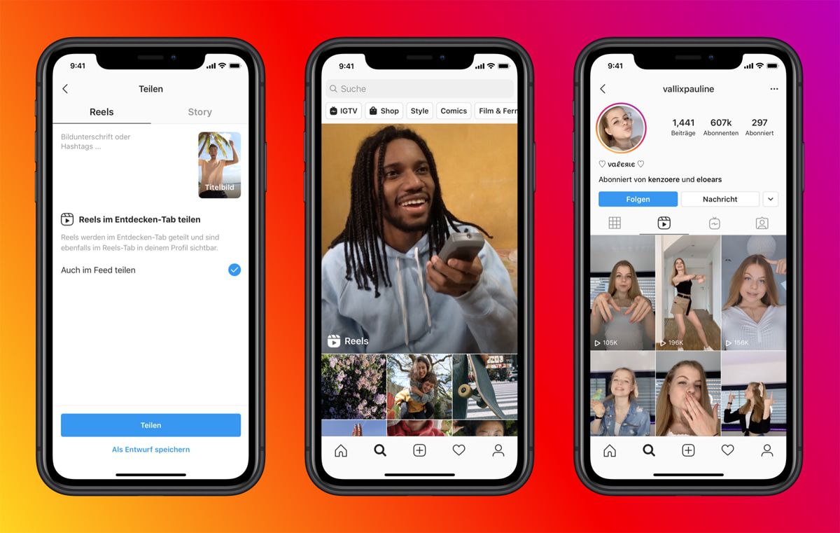 Insta-Reels startet in über 90 Ländern: Angriff auf Konkurrent TikTok