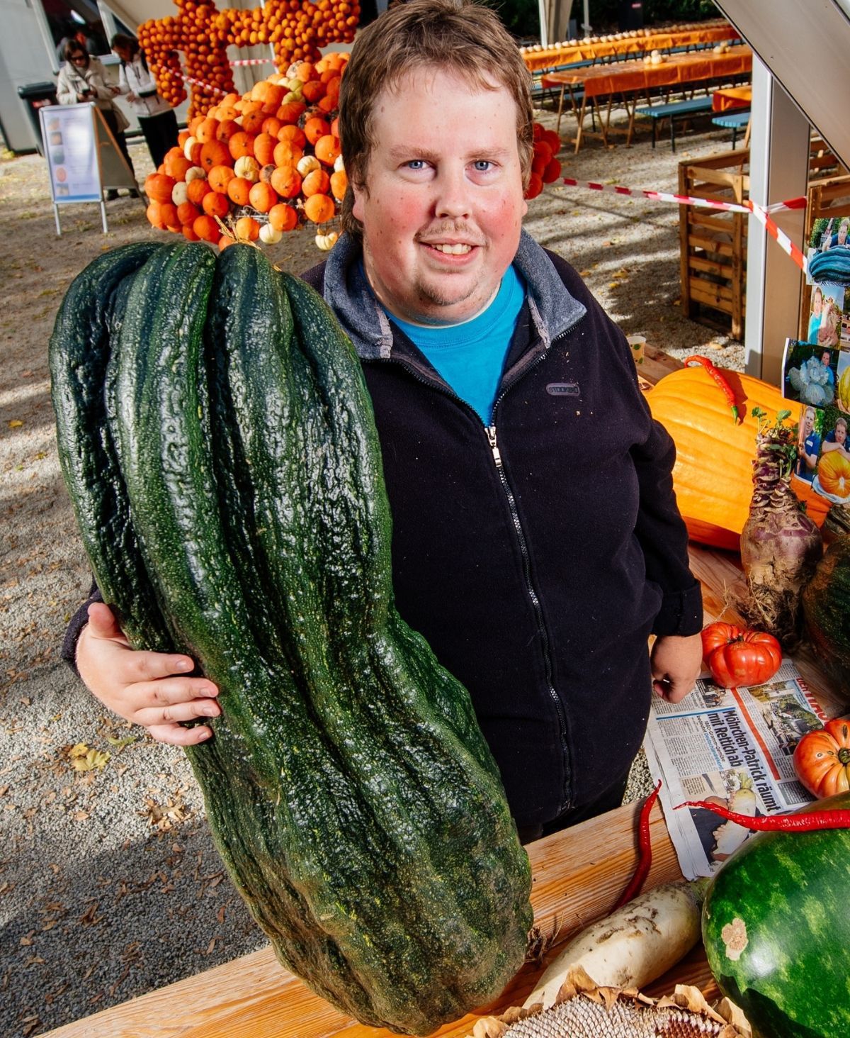 Möhrchen-Patrick: Weltrekord mit Riesengemüse