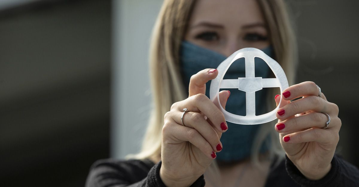 Maskenpflicht: Mit diesem Ding kann man besser atmen und sprechen?