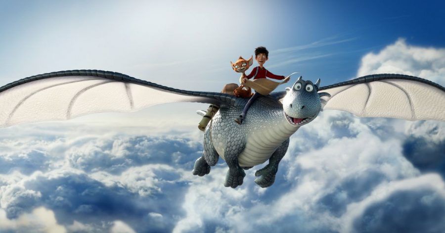 Der Silberdrache Lung, das Koboldmädchen Schwefelfell und der Waisenjunge Ben sind auf der Suche nach dem Saum des Himmels.