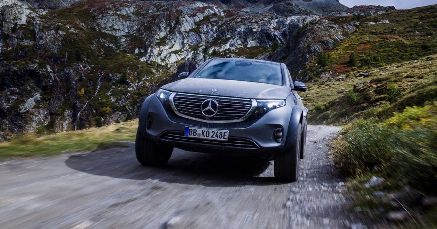 Brummer ohne Brummen: Der vollelektrische EQC 4x4² dient Mercedes als Konzeptauto, mit dem die Ingenieure auch Erfahrungen für eine elektrische G-Klasse sammeln.