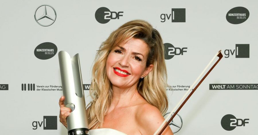 Anne-Sophie Mutter erhielt den Preis als "Beste Instrumentalistin".