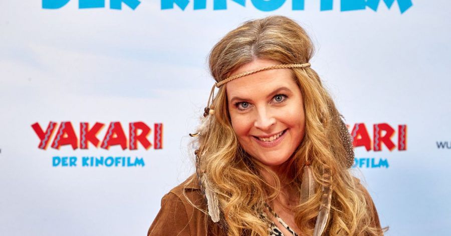 Synchronsprecherin und Schauspielerin Diana Amft bei der Premiere in Hamburg.