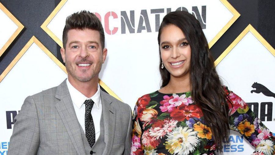 Robin Thicke und April Love Geary freuen sich auf die Geburt ihres dritten Kindes. (jom/spot)