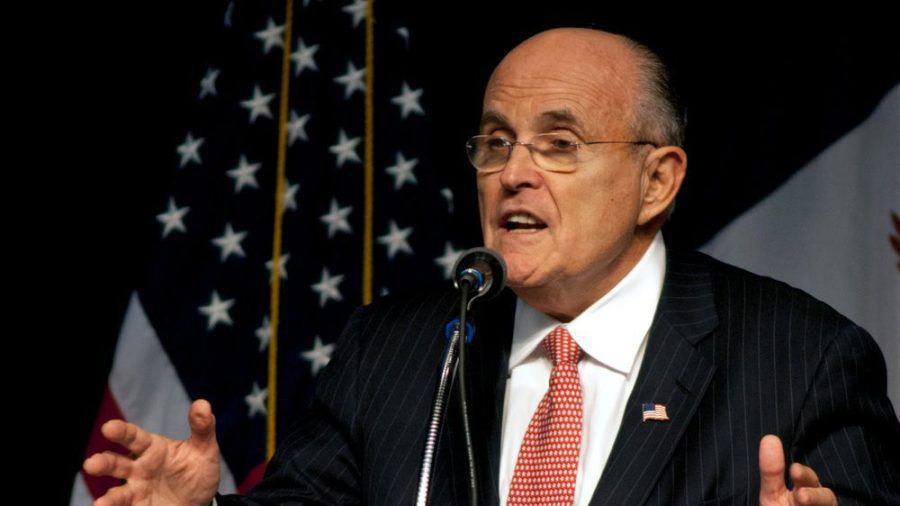 Rudy Giuliani unterstützte Donald Trump bereits 2016 im Wahlkampf - wie hier in Iowa. (wag/spot)