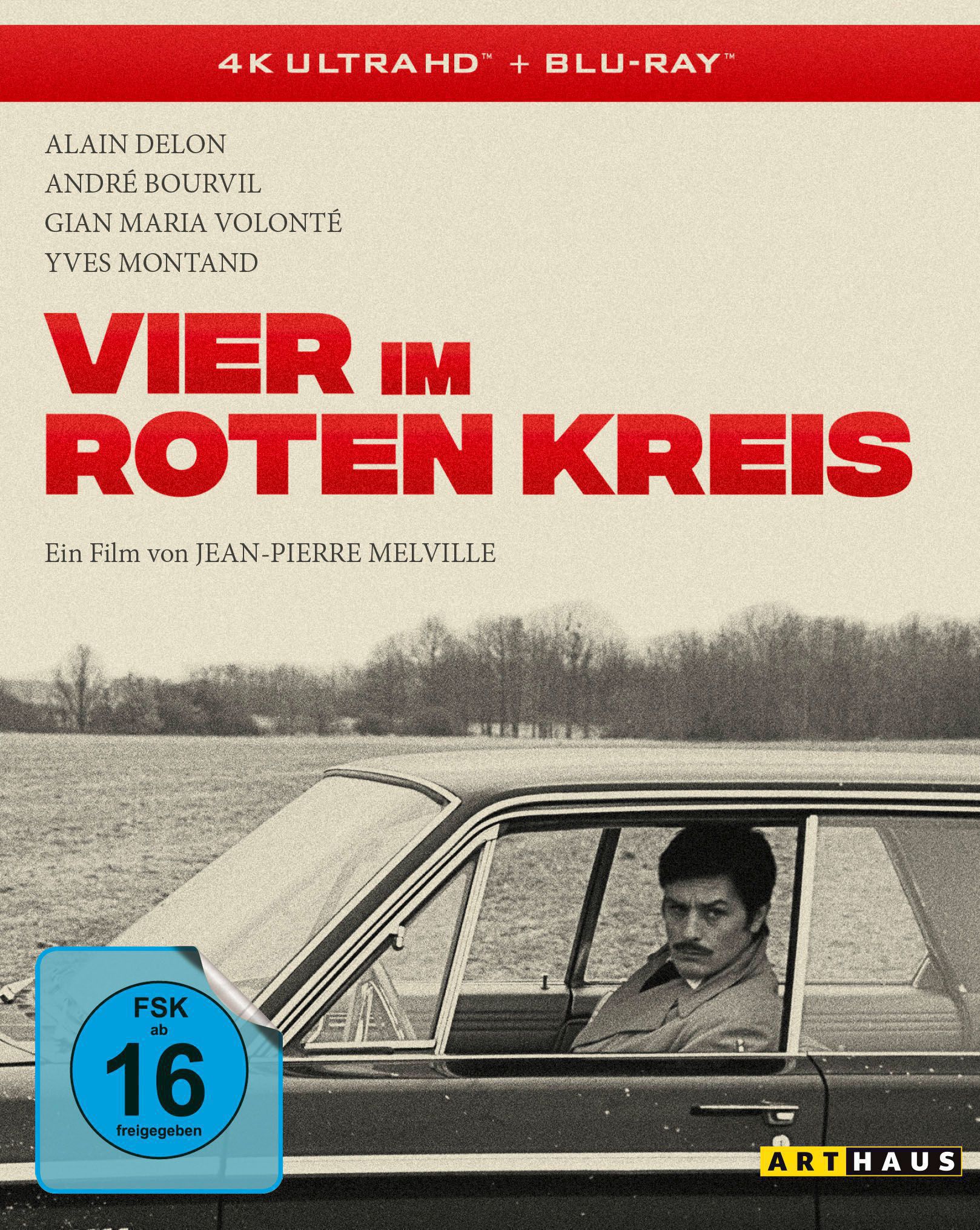 Alain Delon in "Vier im roten Kreis": Einer der größten Gangsterfilme in 4K restauriert