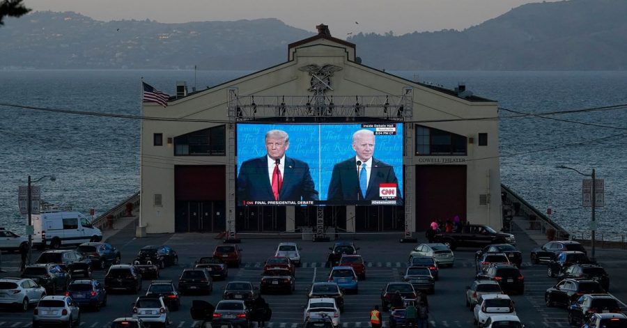 Übertragung in San Francisco: Das letzte TV-Duell zwischen Trump und Biden.