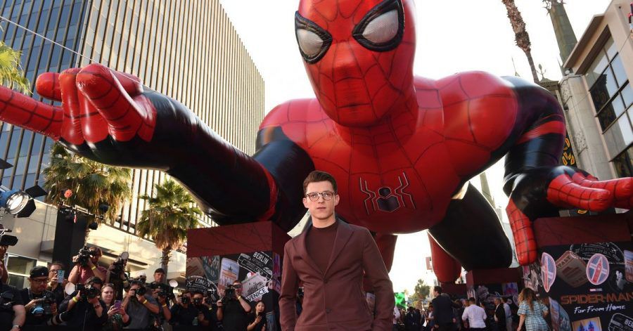 Da war die Welt noch in Ordnung: Tom Holland bei der Weltpremiere von «Spider-Man: Far From Home» in Los Angeles (2019).