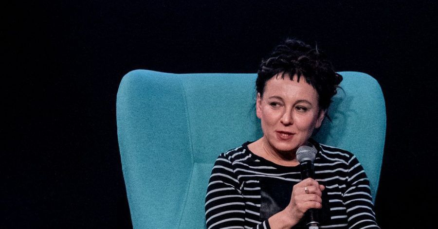 Die polnische Literaturnobelpreisträgerin Olga Tokarczuk.