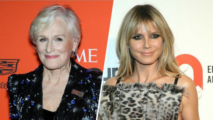 Glenn Close (l.) und Heidi Klum haben ihre ganz eigenen Mittel gegen das Warten. (stk/spot)