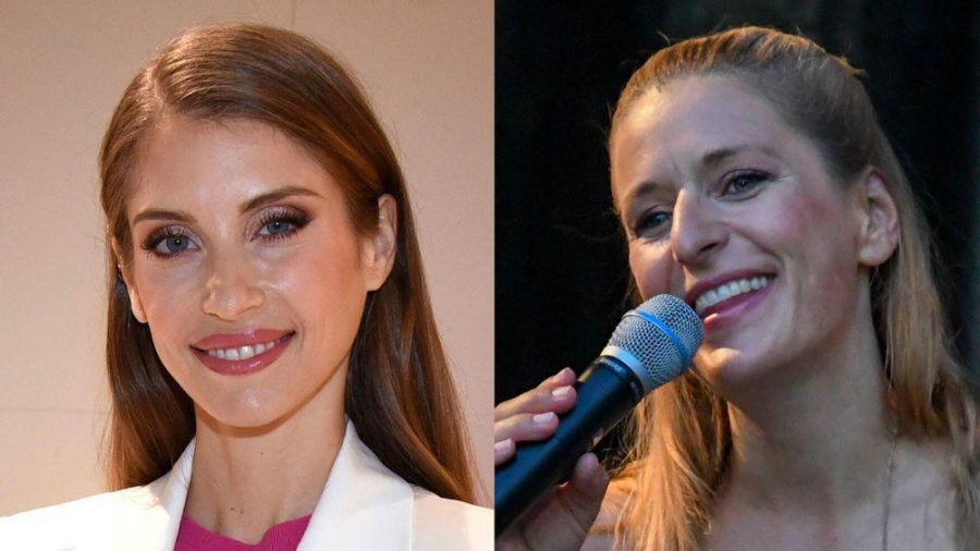 Cathy Hummels (l.) tritt bei "Schlag den Star" gegen Stefanie Hertel an. (dr/spot)