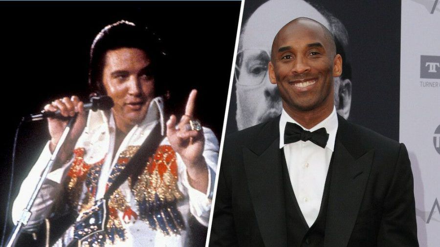 Elvis Presley verstarb bereits vor über 43 Jahren, Basketballer Kobe Bryant nicht einmal vor einem Jahr. (stk/spot)