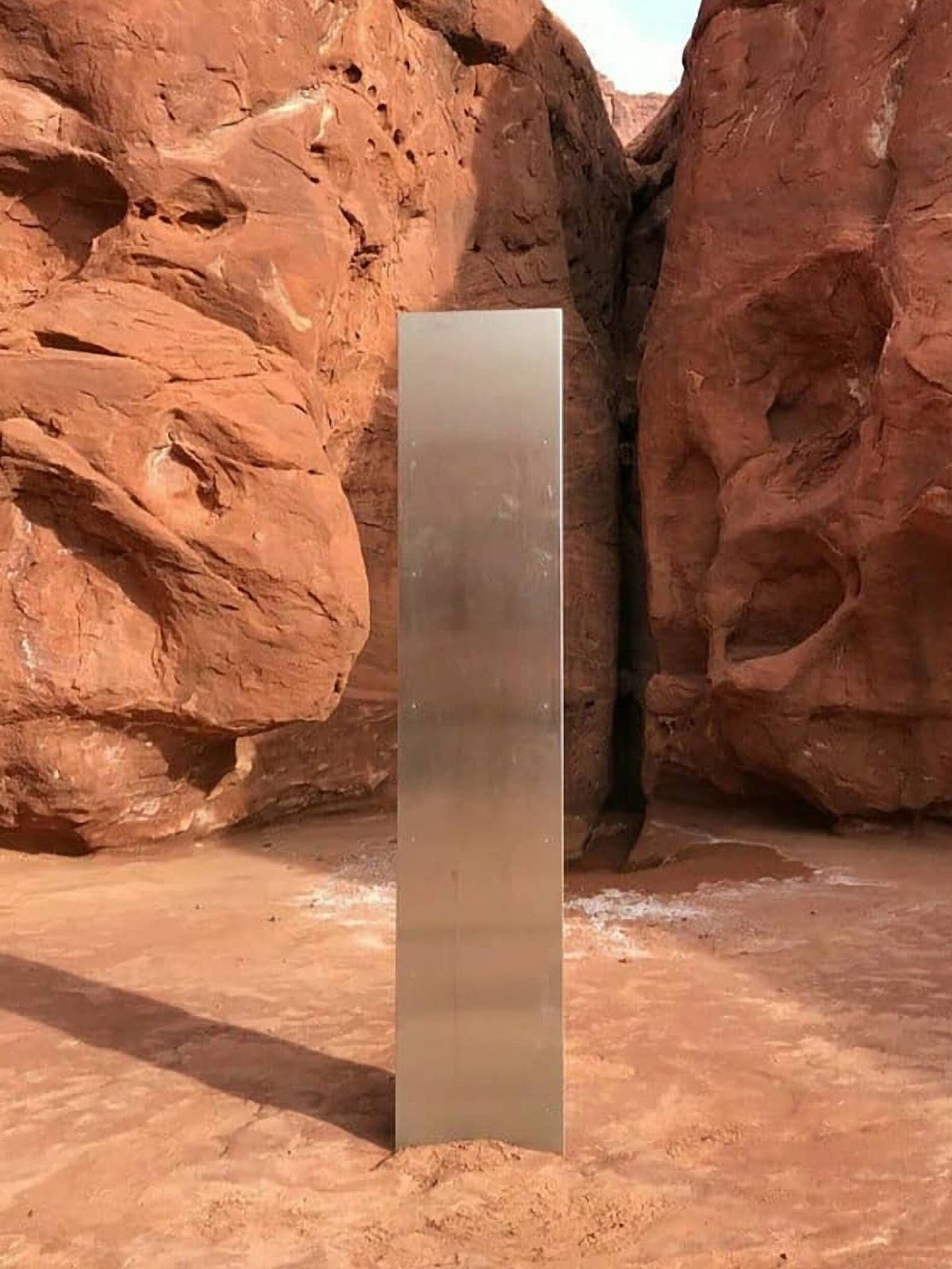 "Monolith von Utah": Kaum entdeckt, ist das rätselhafte Ding schon wieder weg