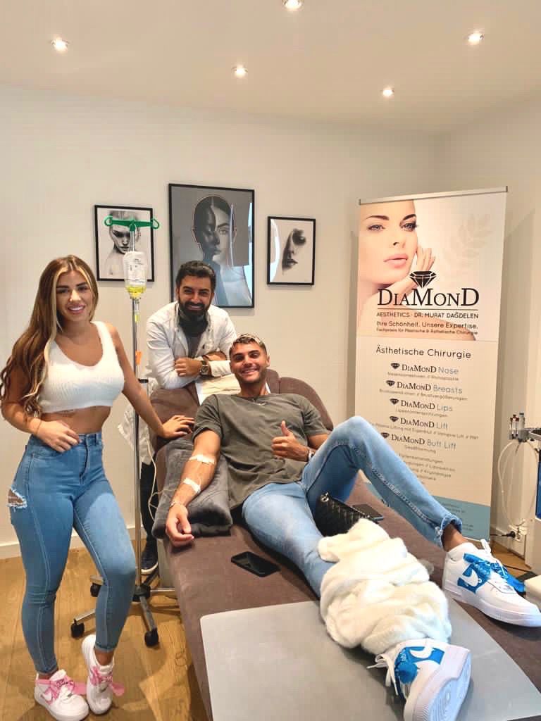 Dijana und Marcellino hängen jetzt zusammen an der Nadel