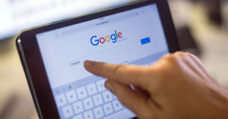 Google-Suche auf einem iPad Mini 2. (Symbolbild)
