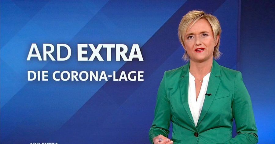 Ellen Ehni, Chefredakteurin des Westdeutschen Rundfunks (WDR), moderiert eine«ARD extra»-Sondersendung zur Corona-Lage.