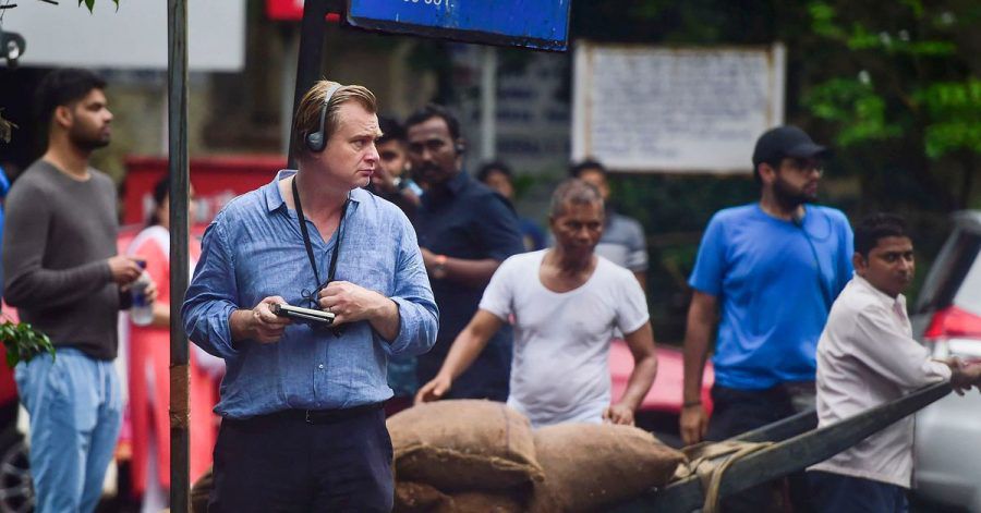 Christopher Nolan bei den Dreharbeiten zu «Tenet» in Mumbai.
