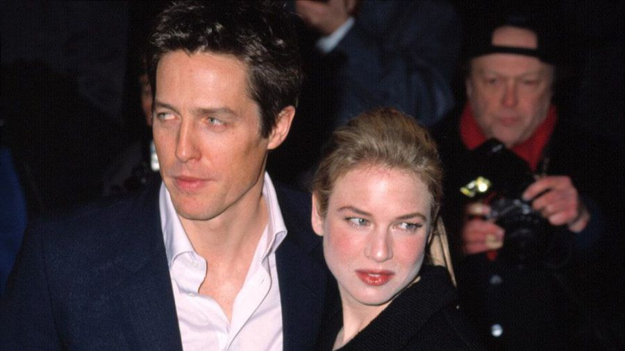 Hugh Grant und Renée Zellweger bei der Premiere von "Bridget Jones - Schokolade zum Frühstück" im Jahr 2001. (wag/spot)