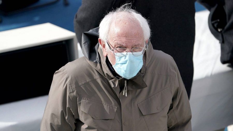 Bernie Sanders-Meme als Pullover wird zum Fashionhit
