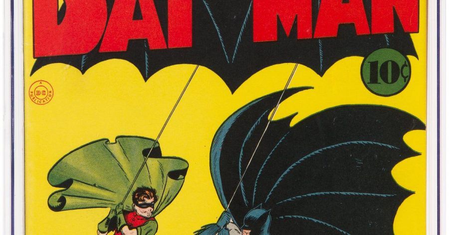Das Batman-Comic-Heft aus dem Jahr 1940 ist für 2,2 Millionen Dollar versteigert worden.