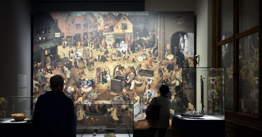 Das Kunsthistorische Museum in Wien (KHM) bietet im Netz eine virtuelle Tour zu Bruegels Werken.