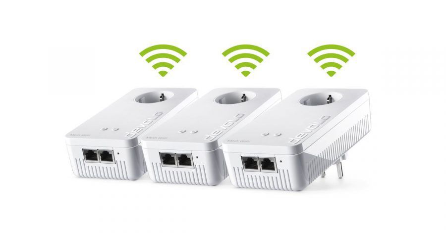 Bei Devolos neuen Mesh-WLAN-Paketen sind alle Module auch gleichzeitig WLAN-Zugangspunkte.