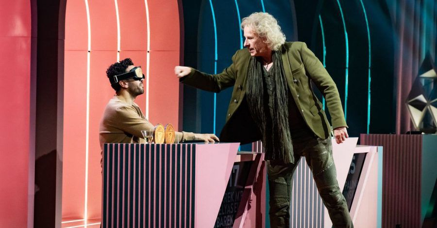 Elyas M'Barek (l) setzt sich in der Quiz-Show gegen Thomas Gottschalk durch und wird durch die nächste Sendung führen.
