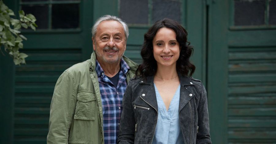 Vater und Tochter: Wilfried Stubbe (Wolfgang Stumph) und Tochter Christiane (Stephanie Stumph).