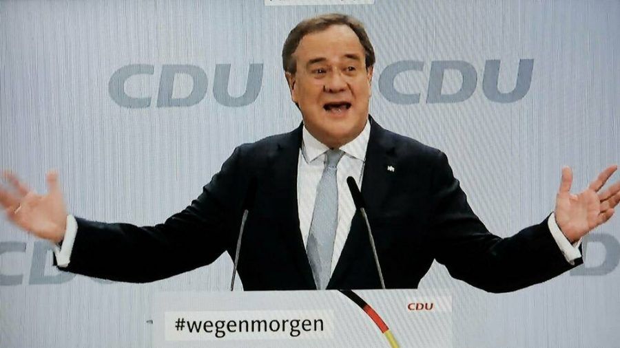 Armin Laschet auf dem digitalen Parteitag der CDU (wue/spot)