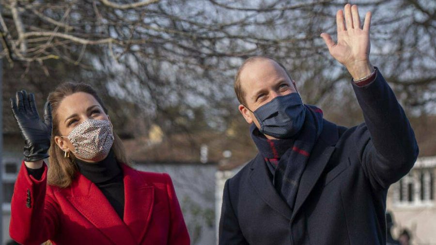Prinz William mit Herzogin Kate, seiner Ehefrau (wue/spot)