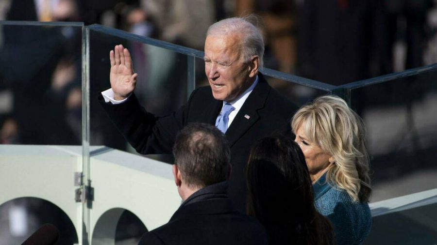 Joe Biden bei seiner Vereidigung (wue/spot)