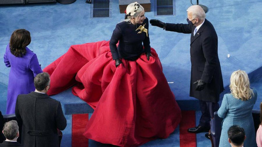 Lady Gagas Outfit war ein Liebesbrief an Amerika (mia/spot)