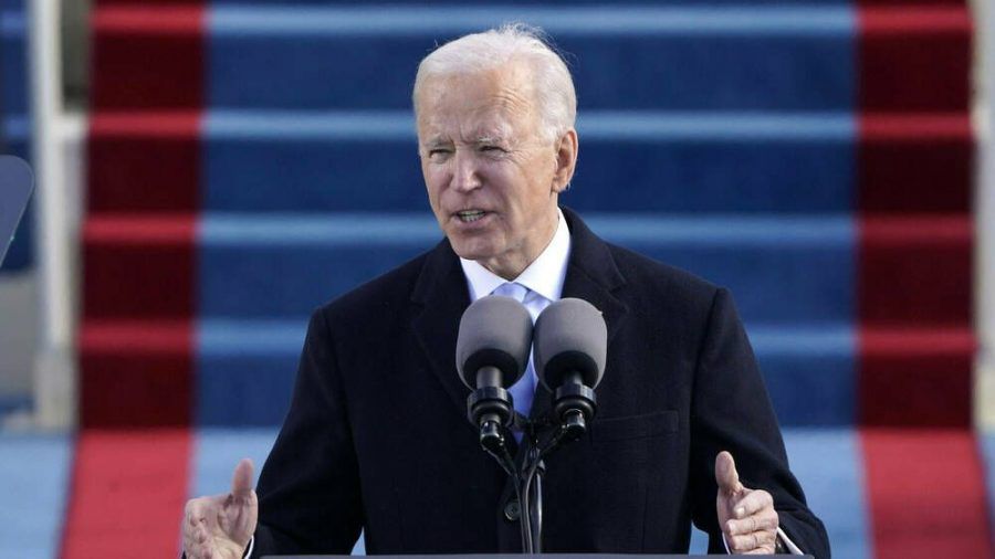 Joe Biden während seiner ersten Rede als US-Präsident (wue/spot)