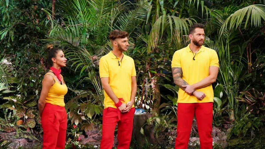 "Ich bin ein Star - Die große Dschungelshow" (v.l.): Christina Dimitriou, Sam Dylan und Oliver Sanne (ili/spot)